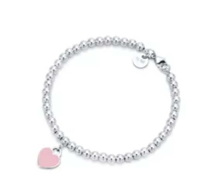 Pink Heart Bracelet