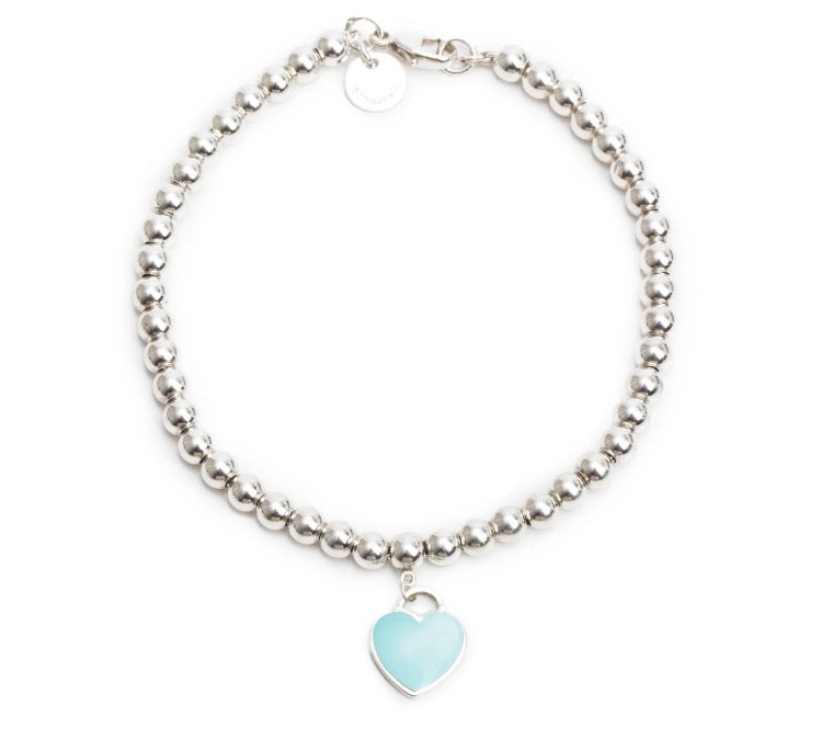 Blue Heart Bracelet