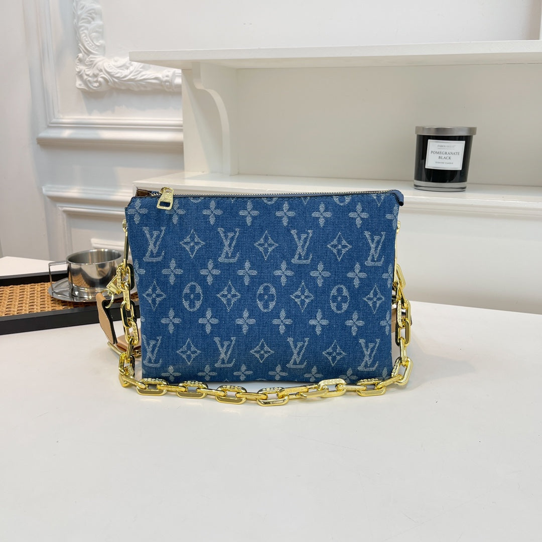 Joann Coussin Denim Bags