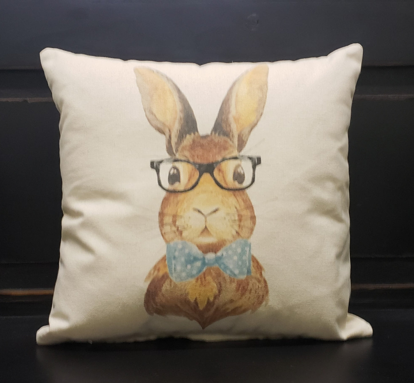 Bunny With Blue Bow Tie
