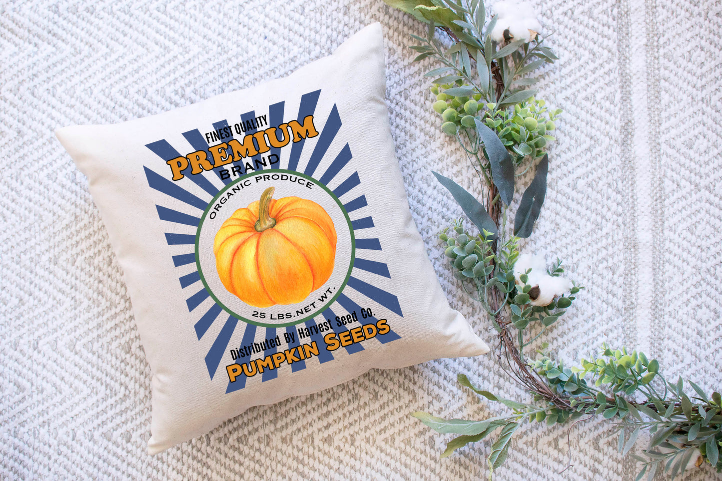 Premium Pumpkin Seeds Pillow