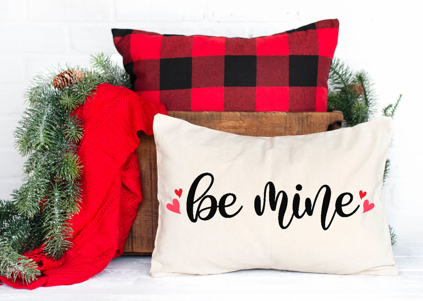 Be Mine 10x20 Pillow Cover