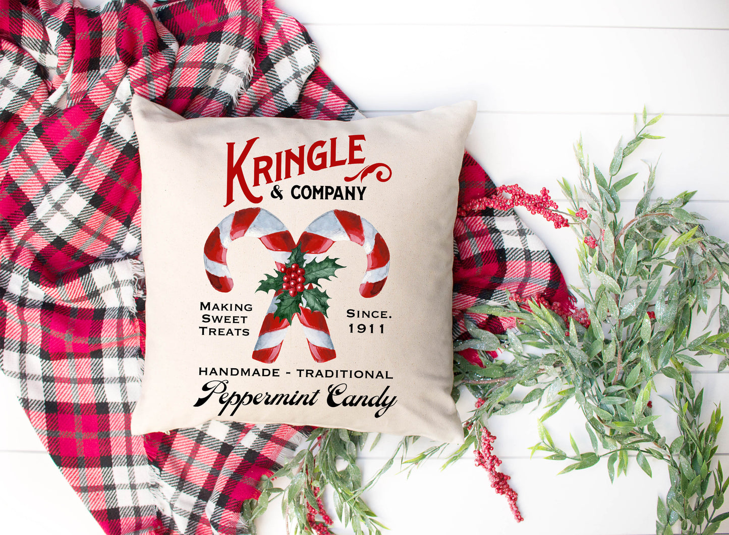 Kringle Christmas Pillow