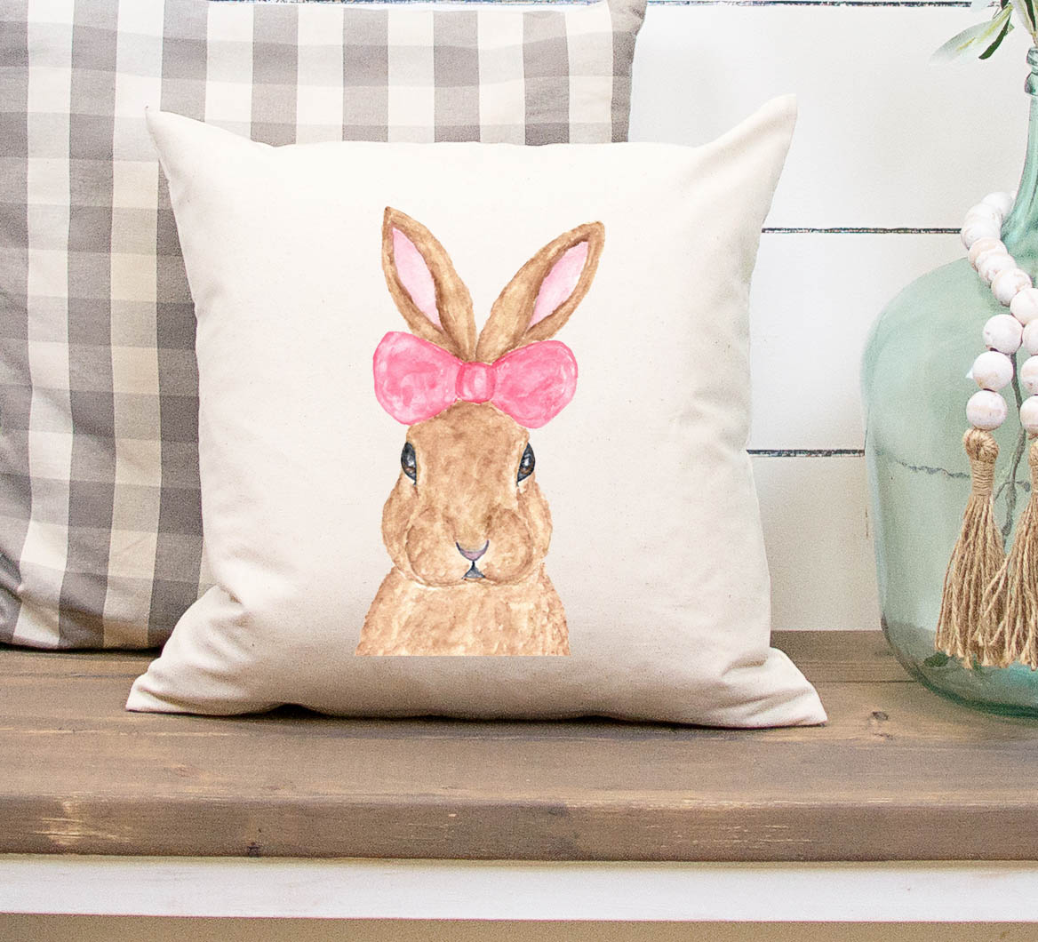Bunny With Pink Bow