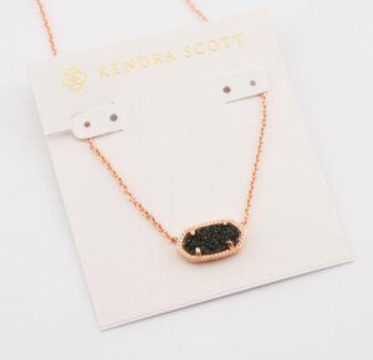 Black Pendant Neckalce