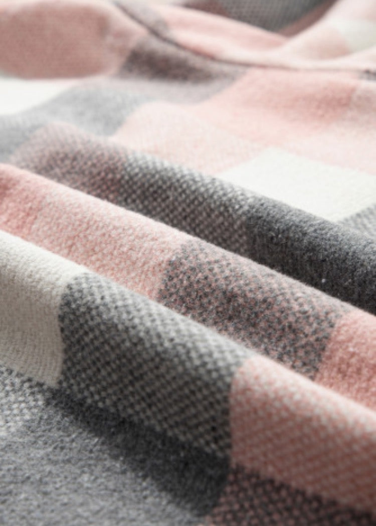 Pink/Grey Plaid Long Sleeve