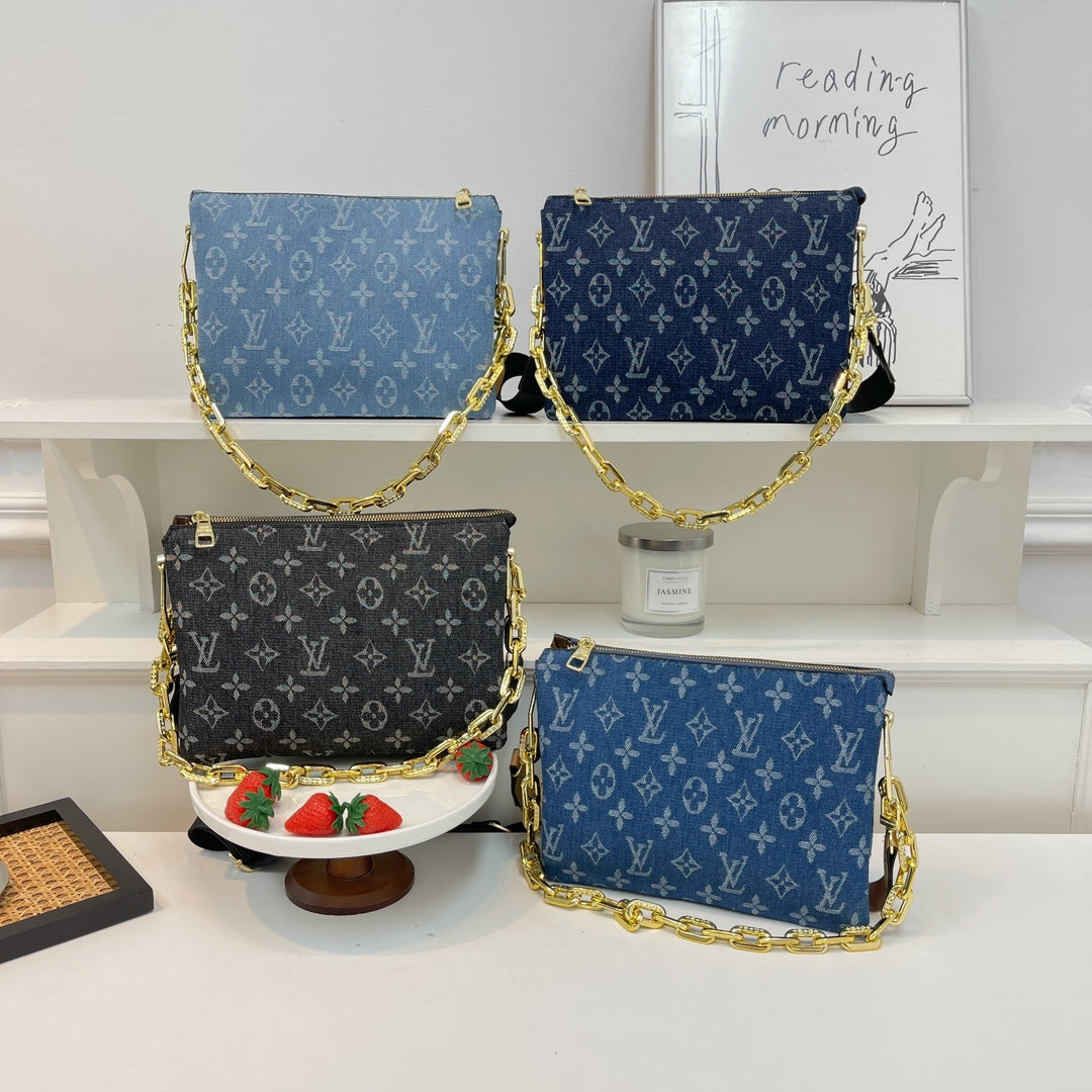Joann Coussin Denim Bags