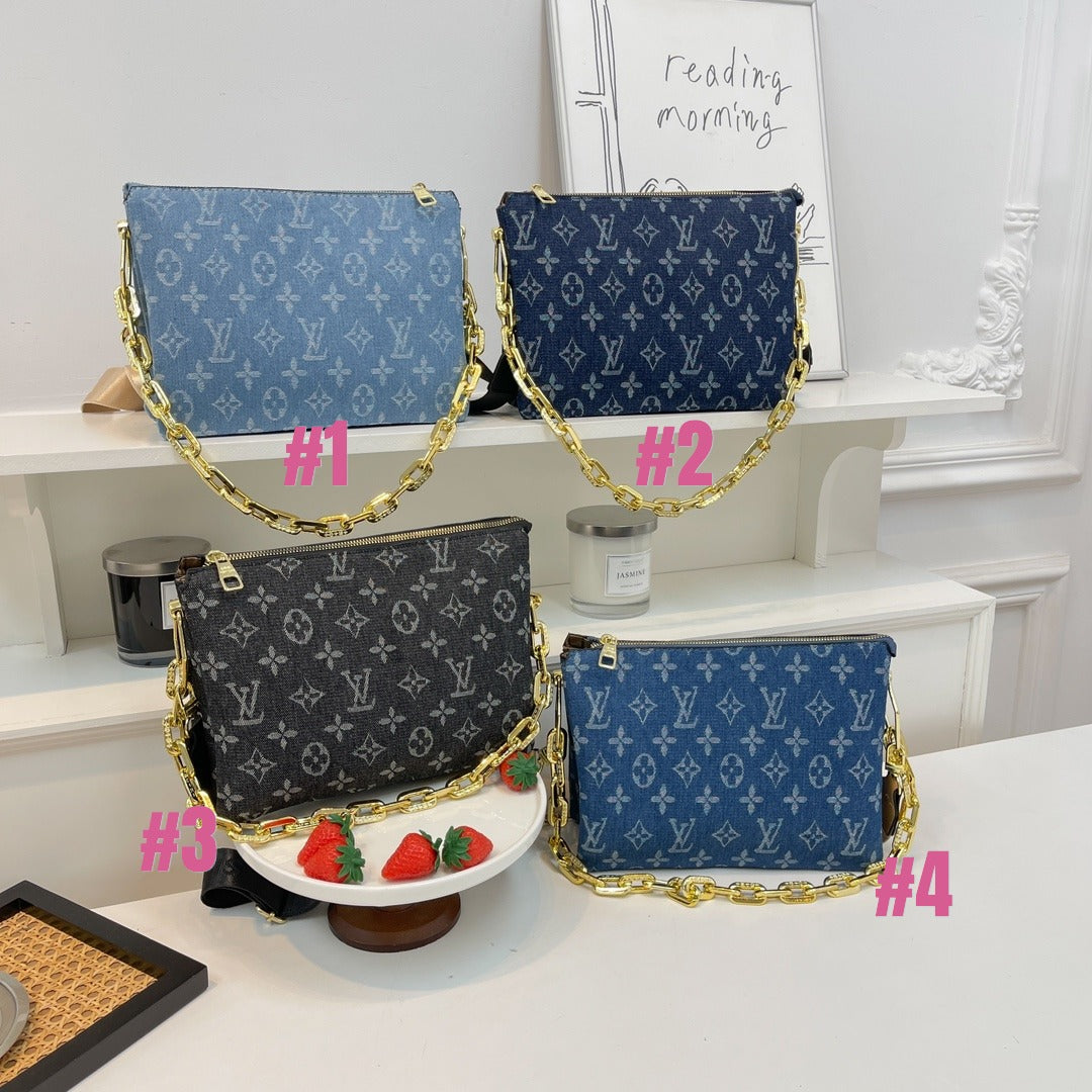 Joann Coussin Denim Bags
