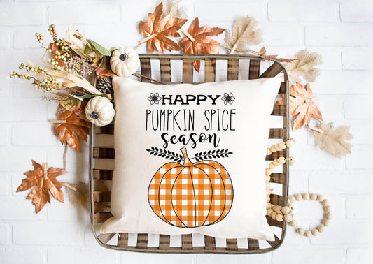 Happy Pumpkin Spice  Pillow