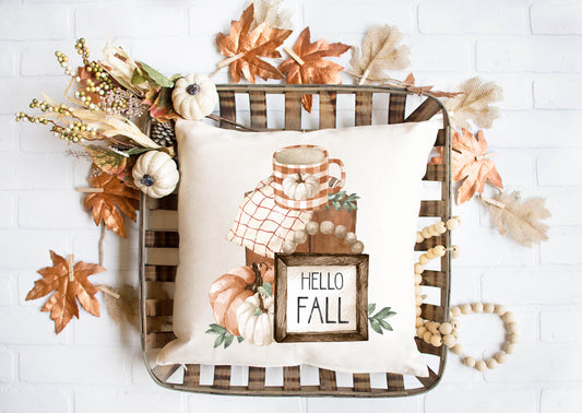 Hello Fall Crate Pillow
