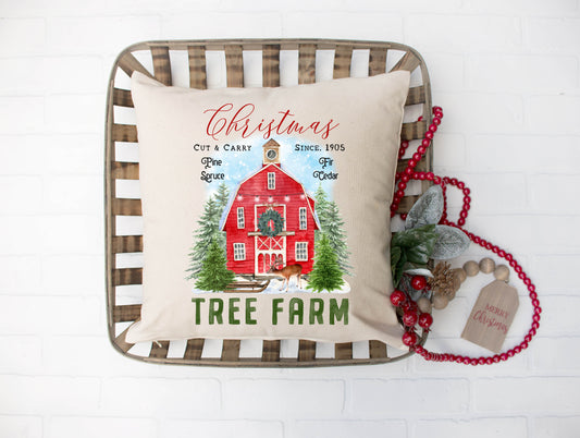 Christmas Tree Farm Pillow