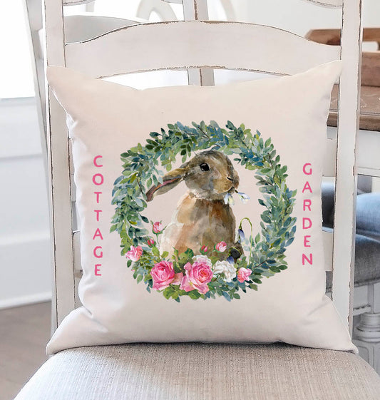 Cottage Bunny Pillow